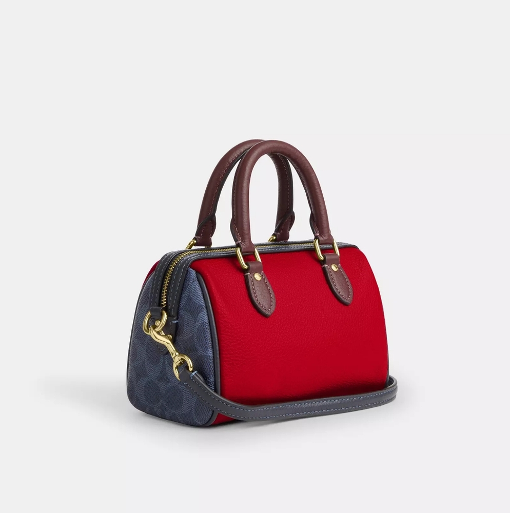 Coach Bag In Colorblock Signature Canvas NWT